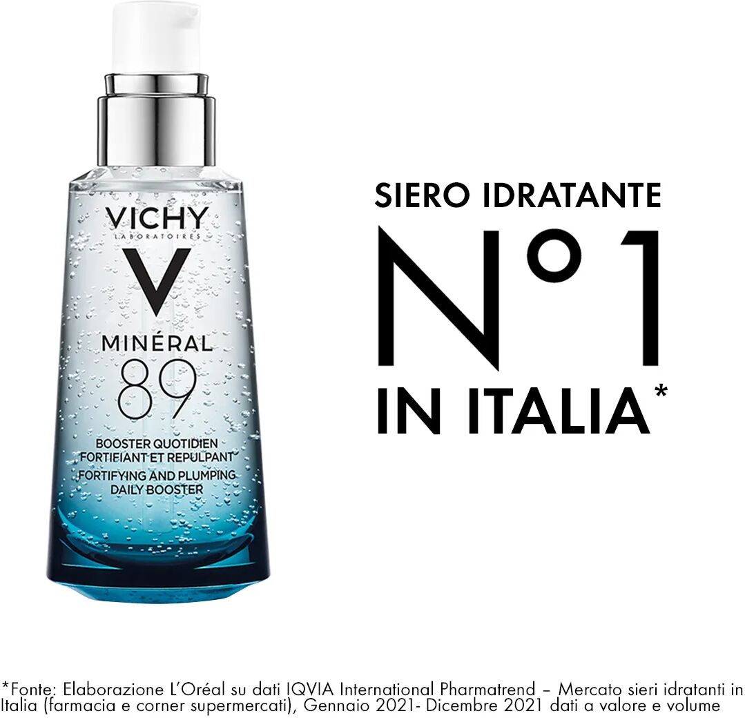 Vichy Mineral 89 Booster Quotidiano Fortificante e Rimpolpante con Acido Ialuronico 50 ml