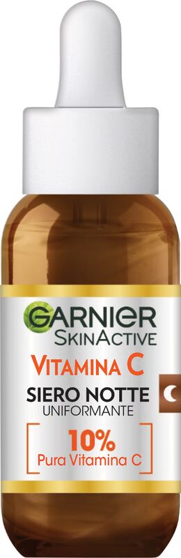 Garnier Skin Active Siero Notte Uniformante Vitamina C Viso e Collo 30 ml