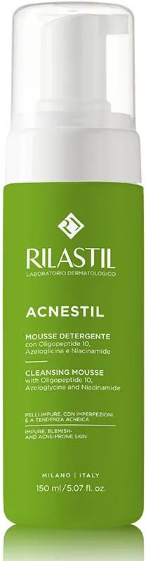 Rilastil Acnestil Mousse Detergente Viso Pelle Mista e Grassa 150 ml