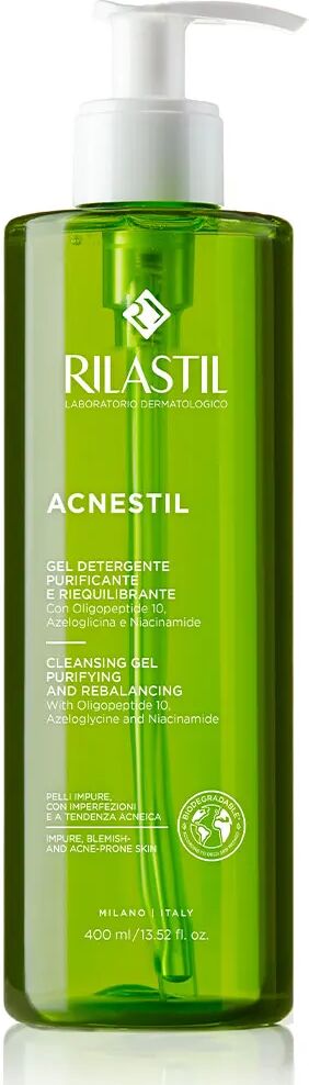 Rilastil Acnestil Gel Detergente Purificante Viso Pelle Impura 400 ml