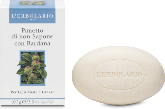 L'Erbolario Panetto di non Sapone per Pelli Miste e Grasse 100 g