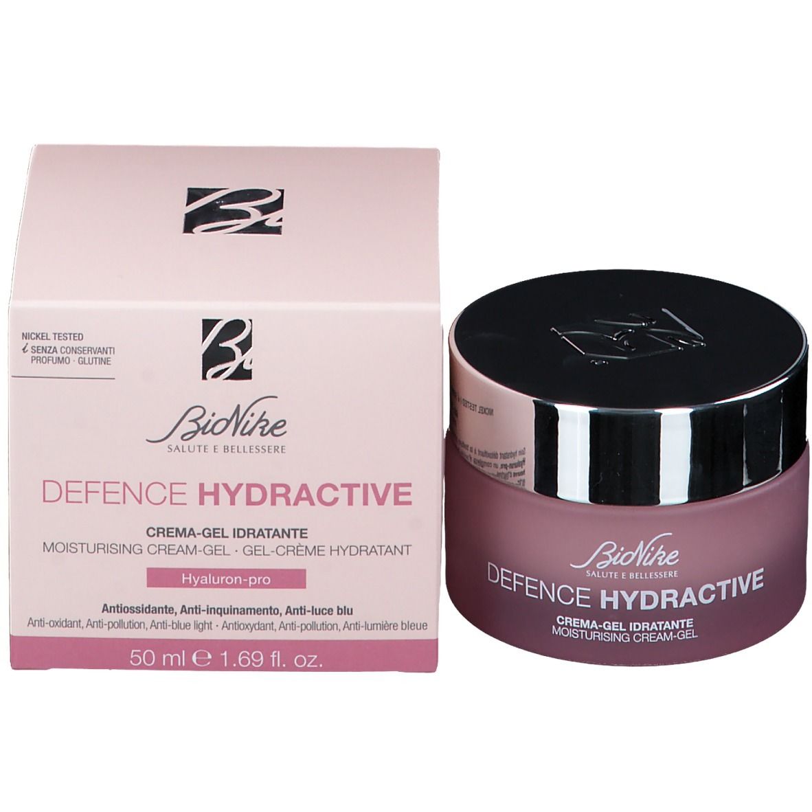 Bionike Defence Hydractive Crema Gel Idratante Hyaluron-pro Vasetto 50 ml