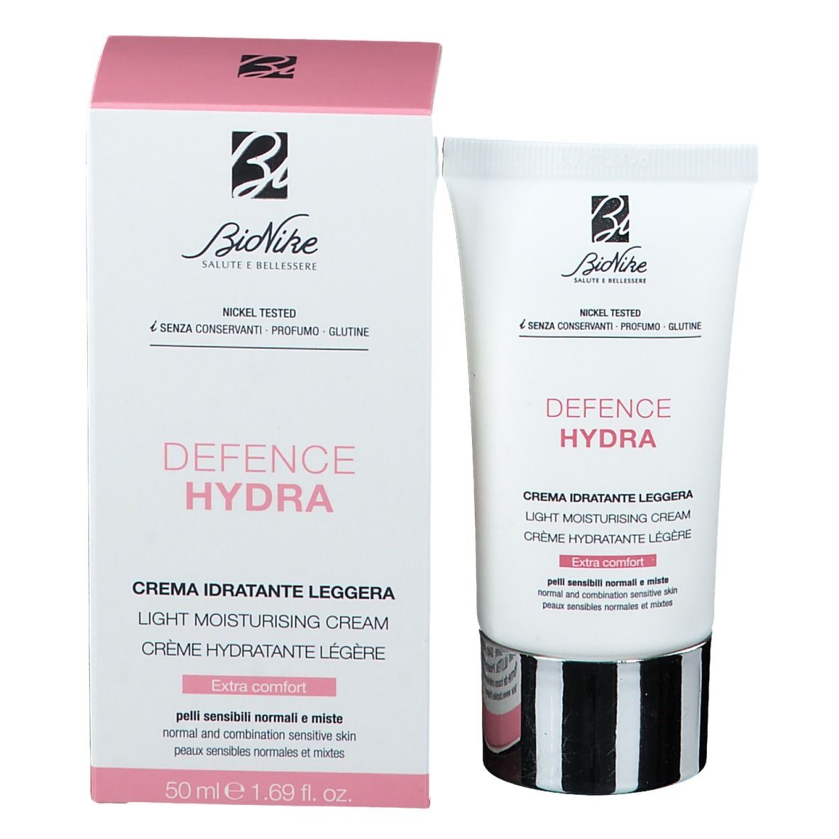 Bionike Defence Hydra Crema Idratante Leggera Pelle Normale e Mista 50 ml