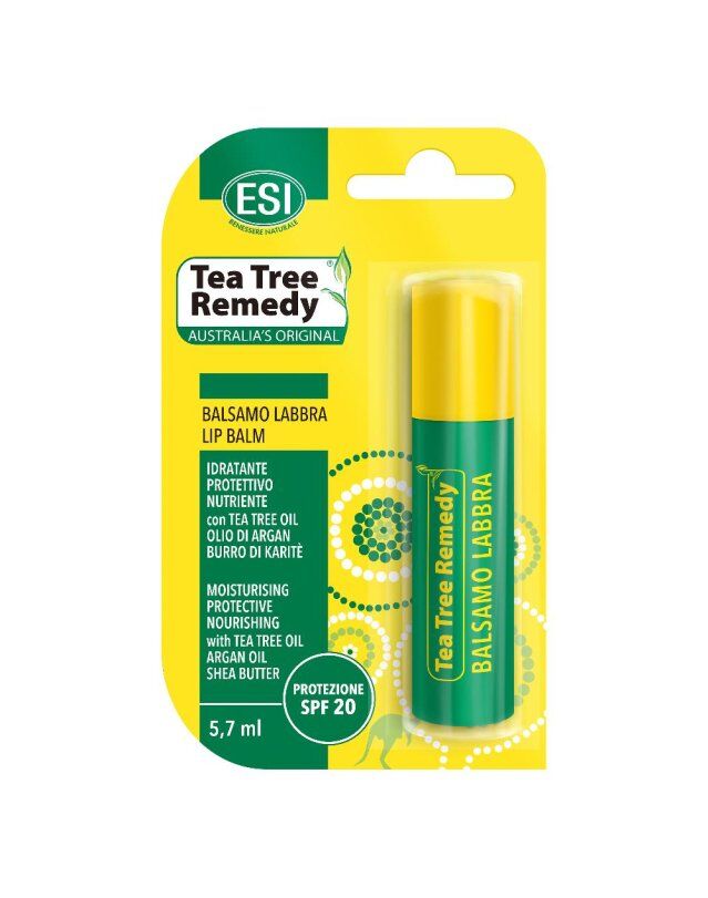 ESI Tea Tree Remedy Protezione SPF 20 Balsamo Labbra 5,7 ml