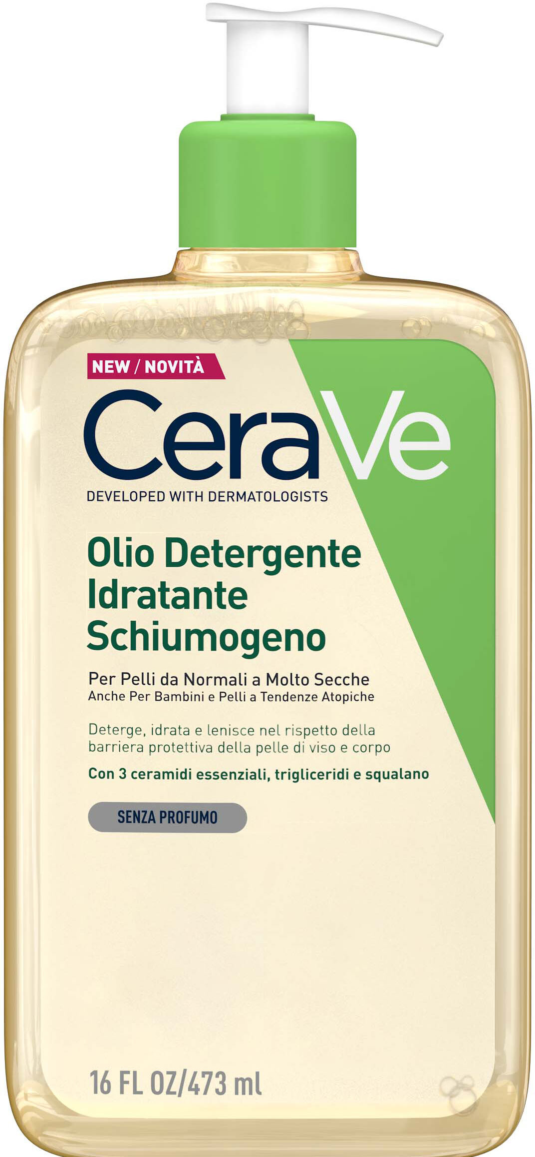 cerave Olio Detergente Idratante 473 ml