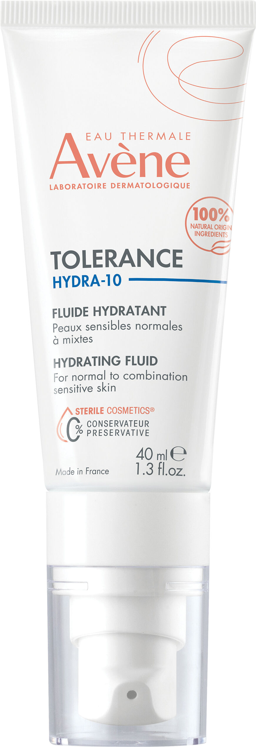 Avene Tolerance Hydra 10 Fuido Idratante 40 ml