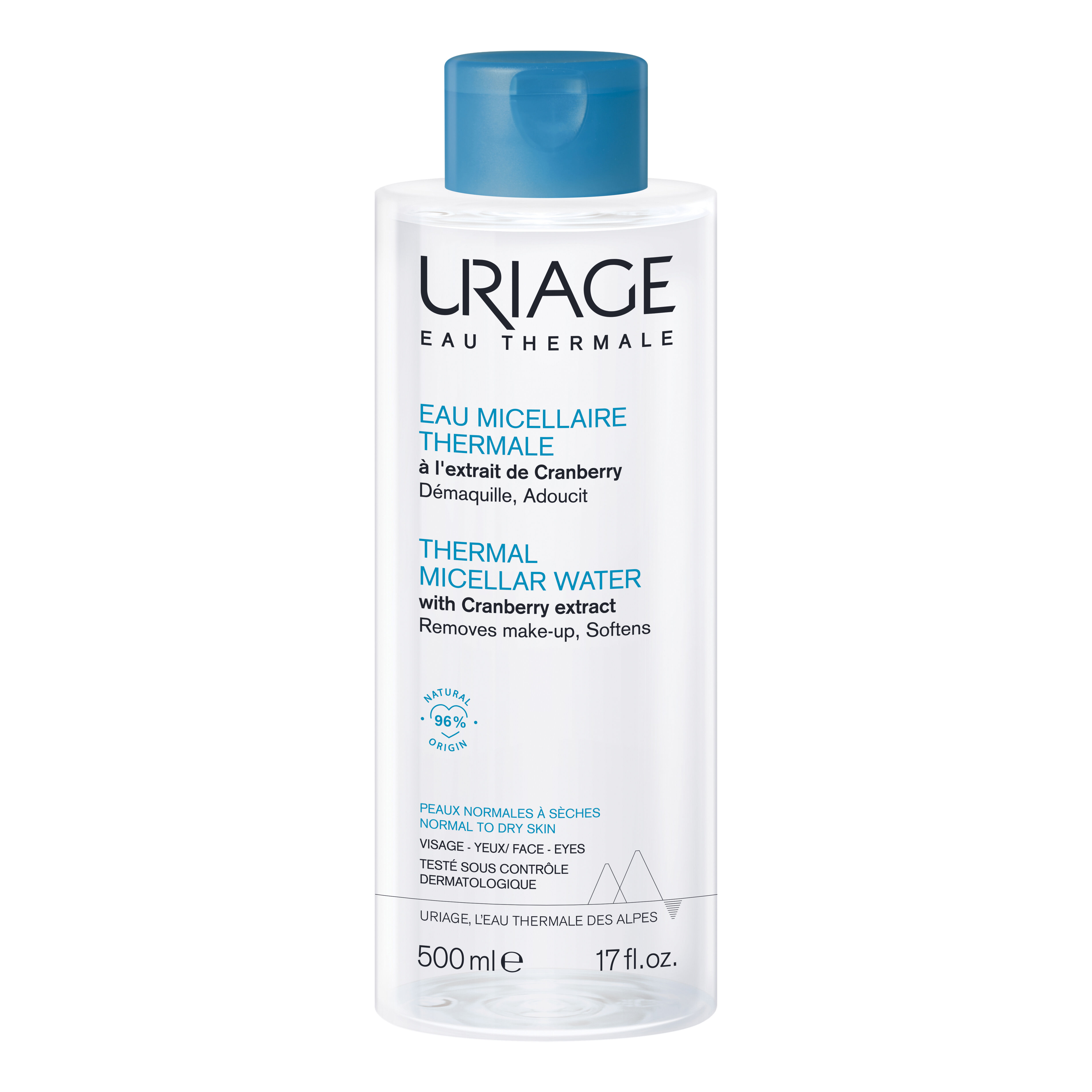 Uriage Eau Micellaire Thermale Acqua Micellare Detergente e Struccante 500 ml