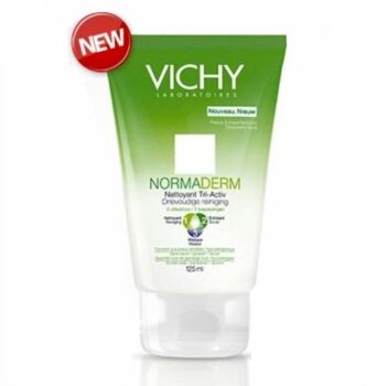 Vichy Linea Normaderm Tri-Activ 3 In 1 Detergente Opacizzante Esfoliante 125ml