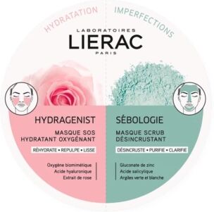 Lierac Linea Hydragenist+sébologie Duo Mask Maschera Sos Idratante + Purificante