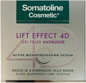 Somatoline Cosmetic Linea Lift Effect 4d Gel Filler Antirughe Antietà Viso 50 Ml