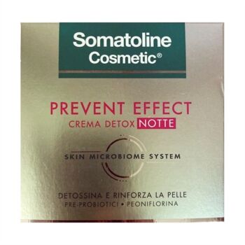 Somatoline Cosmetic Linea Prevent Effect Viso Crema Detox Notte Rinforzante 50ml
