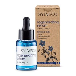 SYLVECO Regenerend serum met Blue Tansy olie. Gezichtsserum wordt aanbevolen voor acnehuid en huid met onvolkomenheden. Vegan natuurlijke cosmetica voor vrouwen en mannen Maat 30ml.