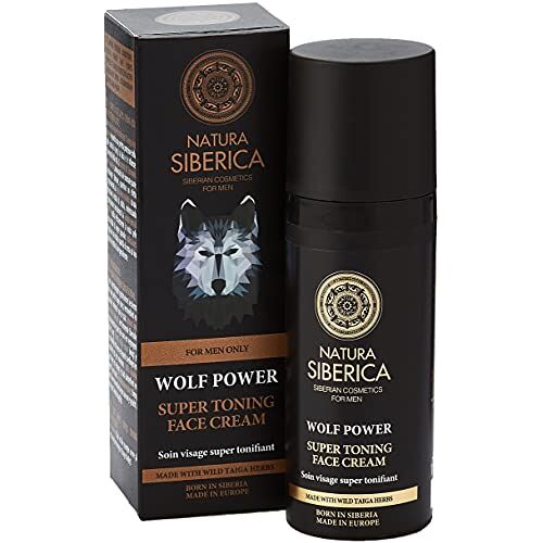 Natura Siberica Wolf Power Super Toning gezichtscrème voor mannen, 50 ml