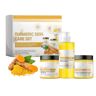 KmoNo Turmeric combo Skincare Set, Glow combo Skincare Set, Turmeric Glow Scrub, Turmeric Glow Face Wash combo, Exfoliation and Deep Hydration for All Skin Types
