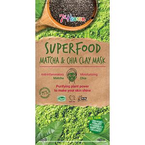 Earth Kiss Ansigtmaske Superfood Matcha & Chia 7Th Heaven - 10 g