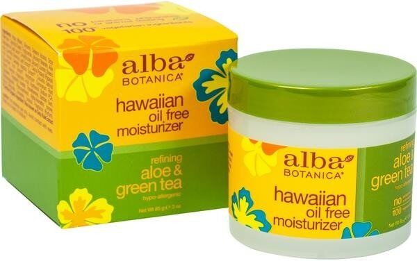 Alba Botanica Hawajski krem oil-free - Nawilżający Aloes i Zielona Herbata