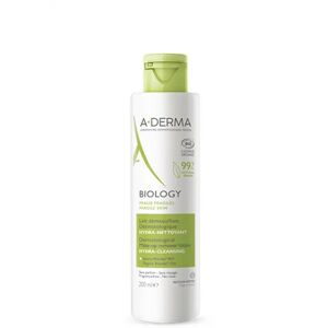 A-Derma Biology Leite Desmaquilhante Dermatológico 200ml