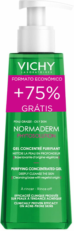 Vichy Normaderm Phytosolution Gel de Limpeza Purificante Intensivo 400ml