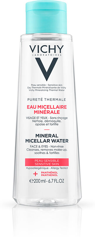 Vichy Pureté Thermale Água Micelar Mineral Pele Sensível 200ml