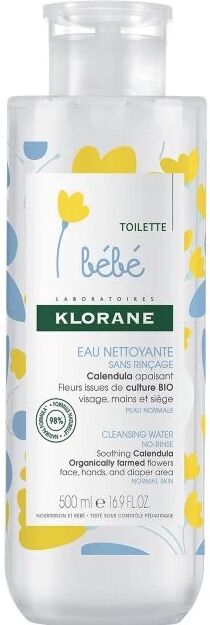 Klorane Bebé Água de Limpeza com Calêndula 500ml