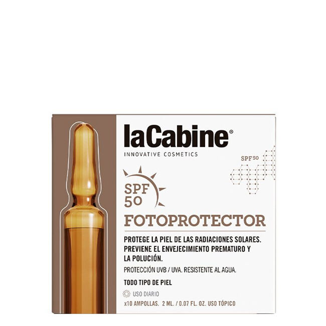 La Cabine Ampolas Fotoprotector SPF50 10X2ml