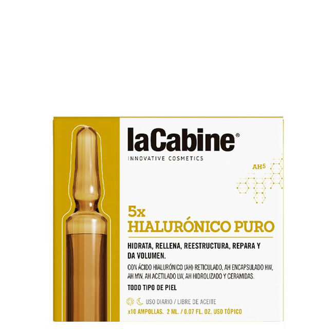 La Cabine Ampolas 5x Hialurónico Puro 10x2ml