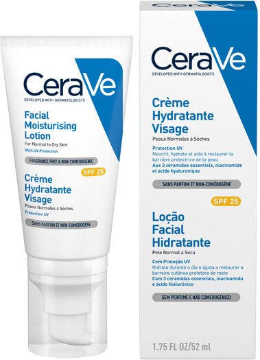 Cerave Loção Facial Hidratante e Protetora FPS25 52ml