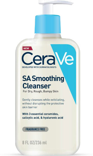 Cerave SA Smoothing Cleanser Gel de Limpeza Suave 236ml