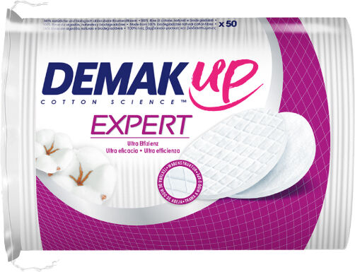 Outras Marcas Demakup Expert Discos de Algodão 50unid.