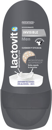 Lactovit Men Invisible Antimanchas Desodorizante Roll-On 50ml