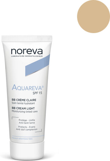 Noreva Aquareva BB FPS15 Creme de Cor Tom Claro 40ml