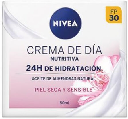 Nivea Creme De Día Nutritiva 24h Hidratação 50 ml