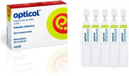 Edol Opticol Colírio 0,15% 0,35ml x30