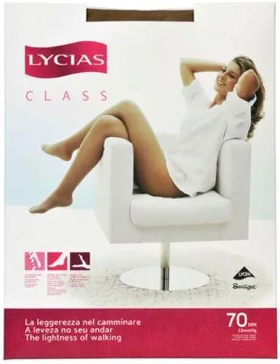 Lycias Class Meia Aderente 70 Tamanho 3 Mel