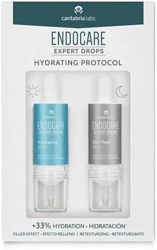 Cantabria Endocare Expert Drops Hydrating Protocol Sérum Hidratante 10ml + Sérum Retexturizante 10ml