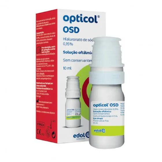 Edol Opticol Osd Solução Oftalmológica 10ml
