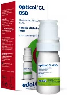 Edol Opticol GL OSD Solução Oftálmica 0,3% 10ml