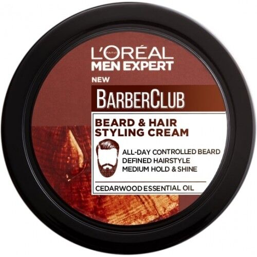 L'Oréal Men Expert Barber Club Creme Fixação Barba e Cabelo 75ml