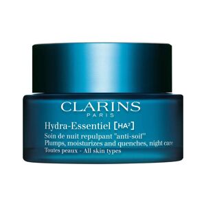 Clarins Hydra-Essentiel Plump Moisturizes And Quenches - Night Care - All Skin Types, 50 Ml