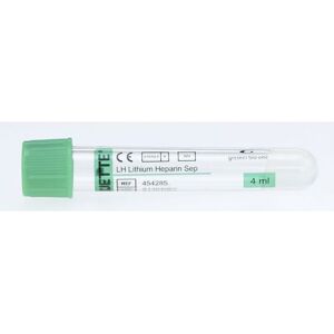 Vacuette Mintgrön Serum Gel 5/4 50/FP