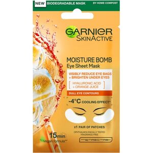 Garnier Skin Active Moisture Bomb Eye Tissue Mask Orange Juice & Hyaluronic Acid