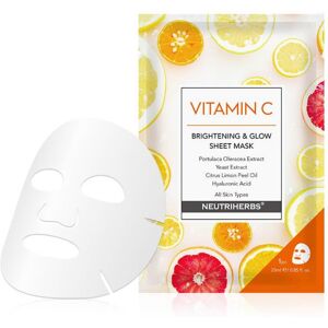 Neutriherbs Vitamin C Brightening & Glow Sheet Mask 5-Pack