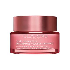 Clarins Multi Acive Skin Renewing Line Smoothing Night Cream Dry Skin 50 Ml