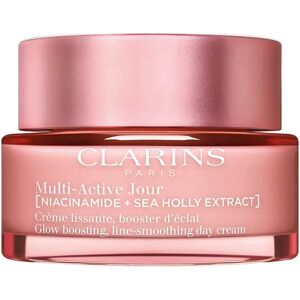 Clarins Multi Acive Glow Boosting Line Smoothing Day Cream Dry Skin 50 Ml