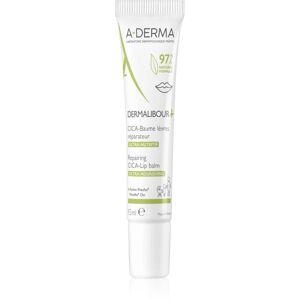 A-Derma Dermalibour+ nourishing lip balm with moisturising effect 15 ml
