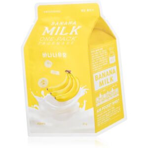 A’pieu One-Pack Milk Mask Banana nourishing sheet mask 21 ml