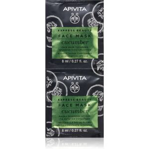 Apivita Express Beauty Cucumber intensely moisturising face mask 2 x 8 ml