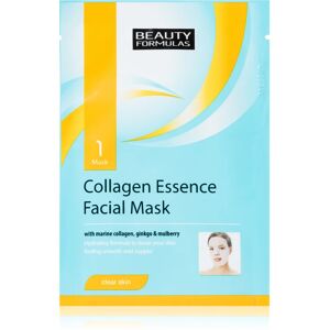 Beauty Formulas Clear Skin Collagen Essence collagen mask with revitalising effect 1 pc