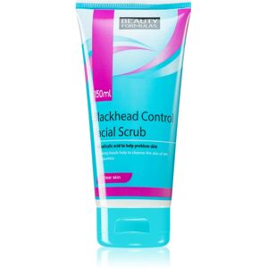 Beauty Formulas Clear Skin Blackhead Control cleansing scrub to treat blackheads 150 ml