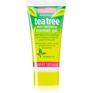 Beauty Formulas Tea Tree soothing cleansing gel to treat skin imperfections 30 ml